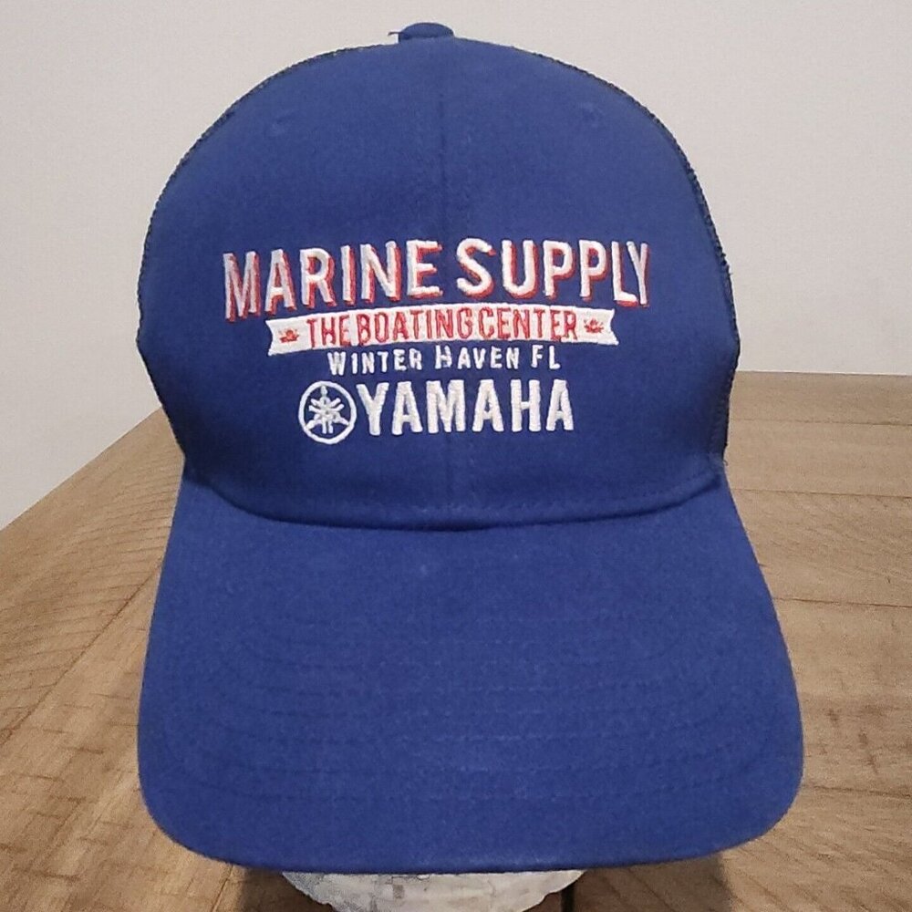 Marine Supply Hat Cap Yamaha The Boating Center Winter Haven Florida Snapback